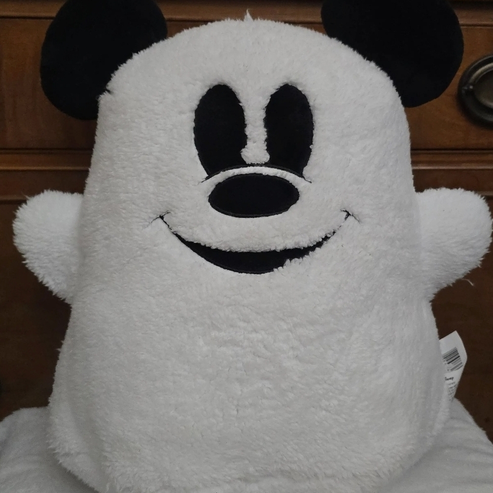 Disney Halloween Large Mickey Mouse Ghost Plush, 14"